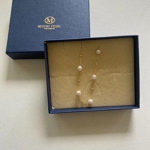 18K YELLOW GOLD AKOYA PEARLS  BRACELET - MEGAMI PEARLS INTERNATIONAL